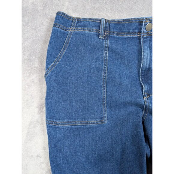 Knox Rose Jeans Womens Size XXL Denim Elastic Waist High Rise Straight Leg - Picture 4 of 11